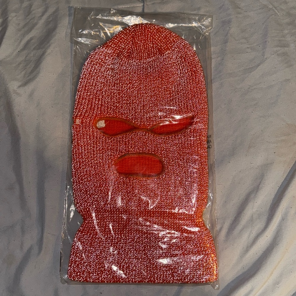 SUPREME ORANGE REFLECTIVE BALACLAVA